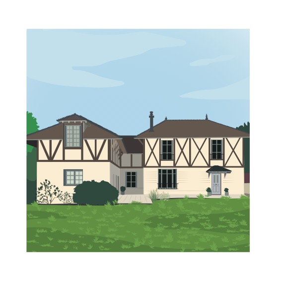 Illustration maison 3D